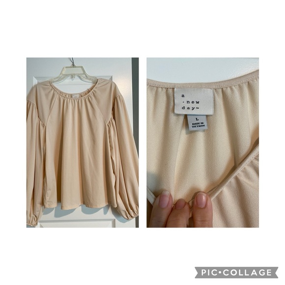 A new day peasant blouse size large - Picture 1 of 1